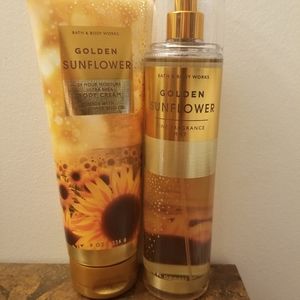 Golden sunflower Bath and Body works